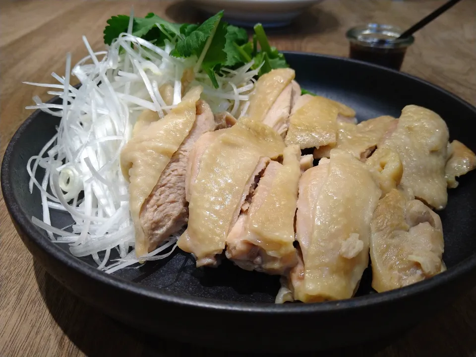 蒸し鶏|古尾谷りかこさん