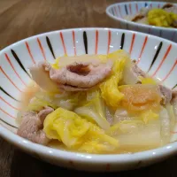 豚こまと小松菜の梅煮|古尾谷りかこさん