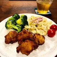 からあげ定食（ひとり飯）|タロッカ主夫見習いさん