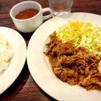 牛焼肉ランチ ¥950|Blue Moon Caféさん