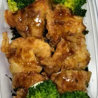 旦那弁当🍱鶏天丼😄|miimiさん