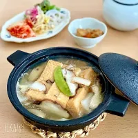 アツアツをどうぞ　厚揚げと大根としいたけのあんかけ