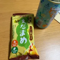 えだまめと缶チューハイ|ゆあさん