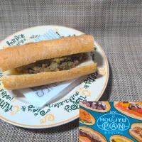 【宝珠パン】プレミアム・フィリー チーズステーキ|どかどかさん