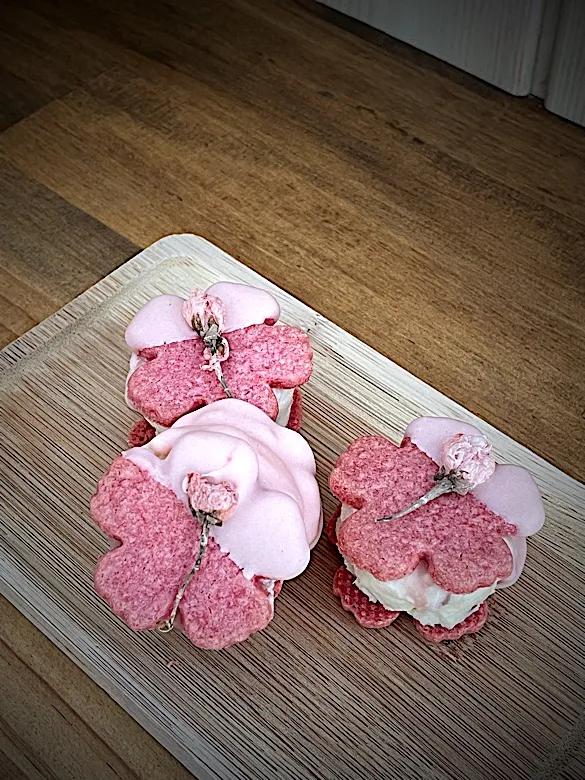 桜のバターサンドクッキー🌸|maSami＊さん