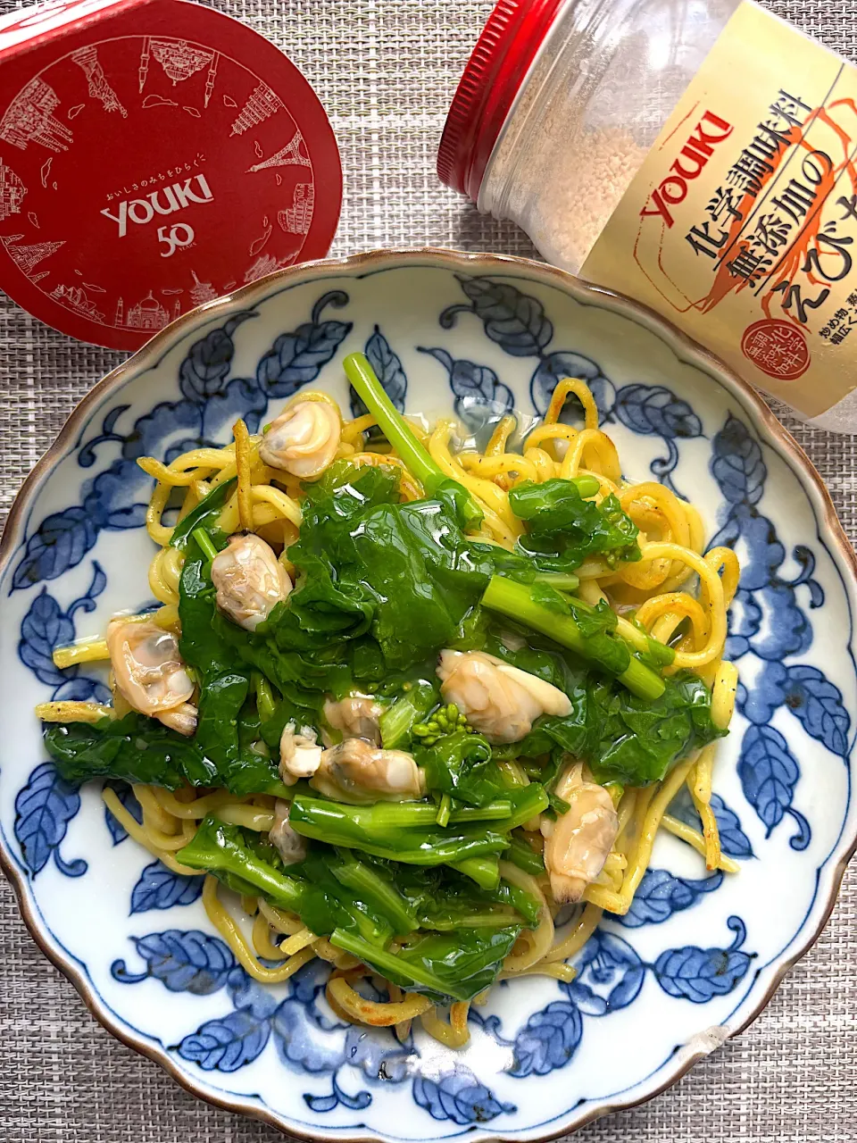 菜の花とアサリのあんかけ焼きそば|栃倉 直人さん