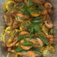 SHRIMP WITH CORN 🌽