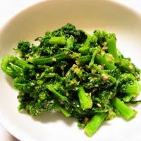 菜の花の胡麻和え|Yasuo  Watanabeさん