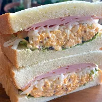 ハム卵サンド|じゅんさんさん