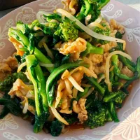 豚肉と菜の花の炒め物|ちーまるさん