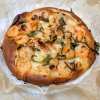 ガーリックシュリンプのフォカッチャ|akaneさん