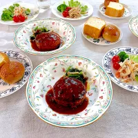 ハンバーグランチ🍽️