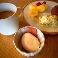 ポーチドエッグの朝ごはん|ぶりぞうさん