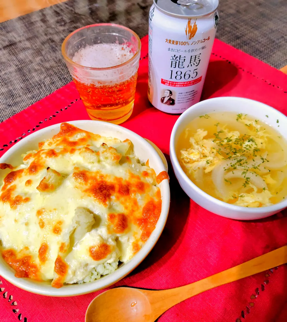 【主菜】カリフラワーの豆腐グラタン|シュビラさん