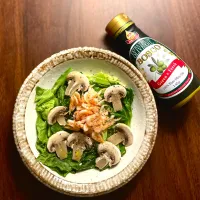 🌸BOSCOの香りに包まれる　春キャベツと桜エビの贅沢レンジ蒸し|にゃふてんさん