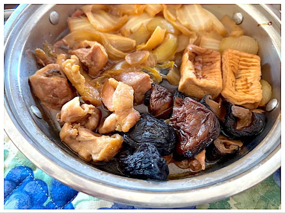 今夜は､鶏すきでござるw|ワイントンさん