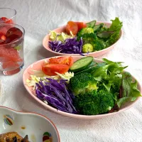 今晩のサラダ|かっちゃん杉さん