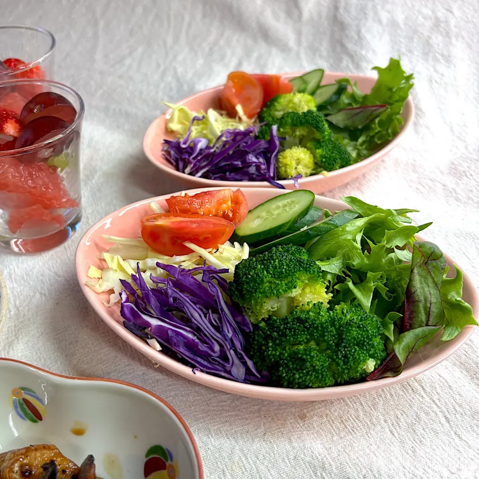 今晩のサラダ|かっちゃん杉さん