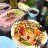 Super Yummy & Spicy Som Tum on the Weekend 🌶🌶🌶🤤|An'leeさん