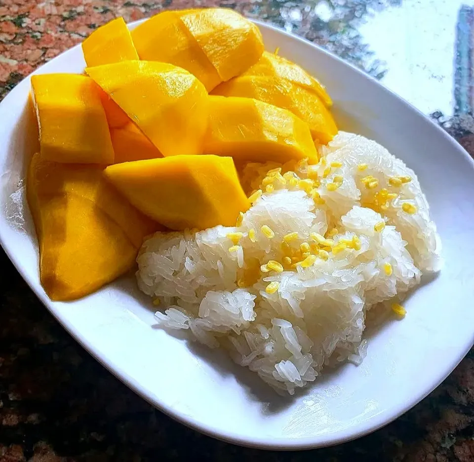 Sweet & Tasty Mango Sticky Rice 🥭🤤|An'leeさん
