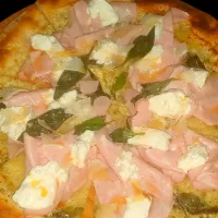 🇮🇹Pizza bianca,mortadelle,burata🇮🇹|KWAII69さん