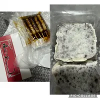 大阪・十三、喜八洲総本舗のみたらし団子ときんつばを。みたらしはしょっぱすぎない、きんつばは甘すぎず。とても美味しくいただきました。|sniper66さん