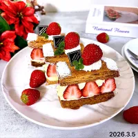 苺のミルフィーユ