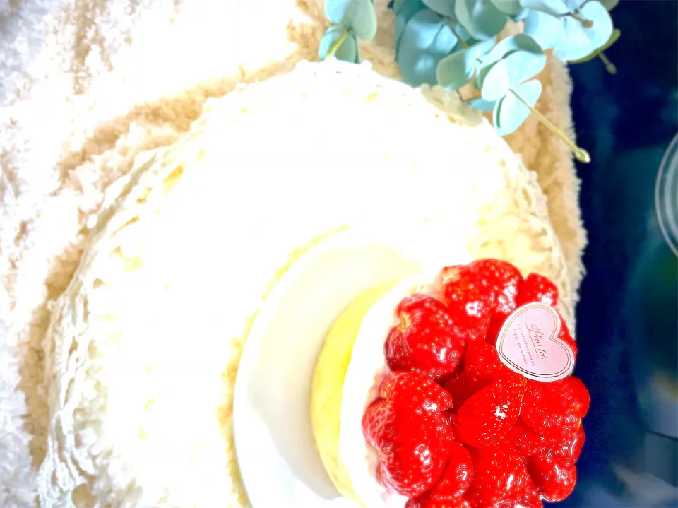 🍓苺ちゃんの乗ったダブルチーズケーキ|U・x・Uchokoさん