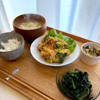 ブロッコリーと卵のオイスター炒め定食|pontalさん