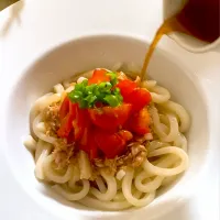 ぶっかけツナトマトうどん| kumotorikaさん
