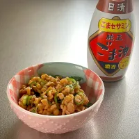 納豆にごま油| akopeko ◡̈⋆さん