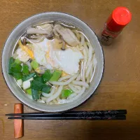 昼食　卵とじうどん|ATさん