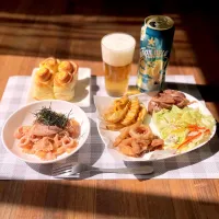 明太子クリームショートパスタ イカ入り|Ruotoさん