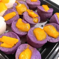 Ube Cheese puto💜💛|🌺IAnneさん