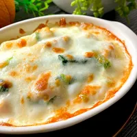 チキンとほうれん草のマカロニグラタン|KAORIさん