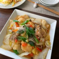 白菜&鶏むねnoトロトロ中華煮