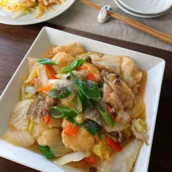 Snapdishの人気料理写真:白菜&鶏むねnoトロトロ中華煮