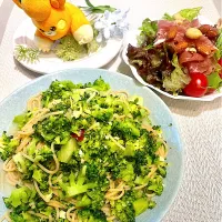 残業帰りでバタバタしてモリモリのブロッコリー🥦パスタ| yukki-----さん