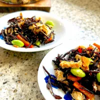 セブン再現🏪豆腐とひじきの煮物☘️