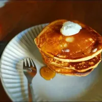 オヤツのホットケーキ