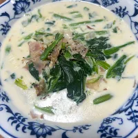 ほうれん草スープ|カズさんさん