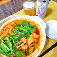 【鍋】ピリ辛味噌󠄀もつ鍋|シュビラさん