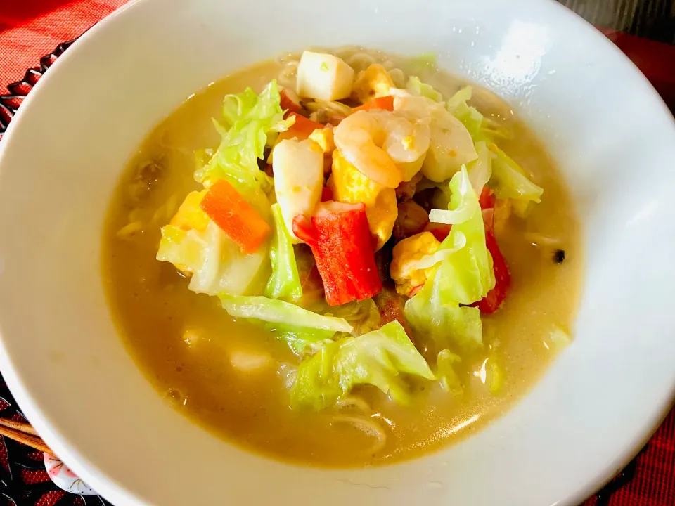 ✩.*˚シーフードヌードル風 リベンジ|ゆきえもんさん