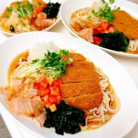 カツぶっかけうどん|teritamagoさん