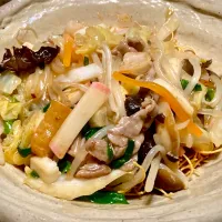 10余種具材で「皿うどん」|mottoさん