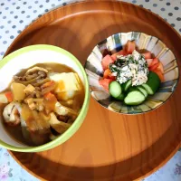 念願のカレーうどんﾟ+.ﾟ(´▽`人)ﾟ+.ﾟ✨