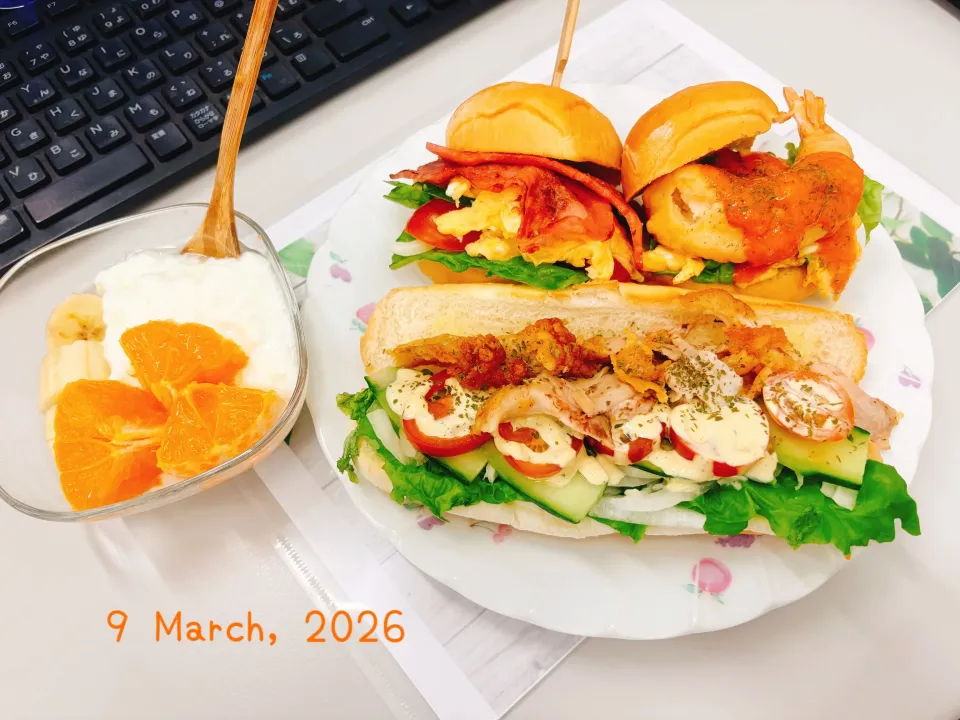 🅛🅤🅝🅒🅗 #sandwich🥪🥪🥪|Tsuu_chan‪ ·͜·♡‬さん