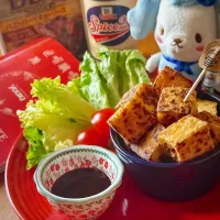 🍔🍟まりおさんの料理 擬似ﾅｹﾞｯﾄ🍔🍟|にゃんぺこさん