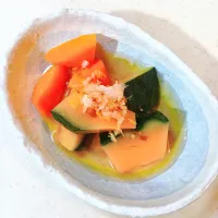 かぼちゃとにんじんの煮物✨| takaponさん