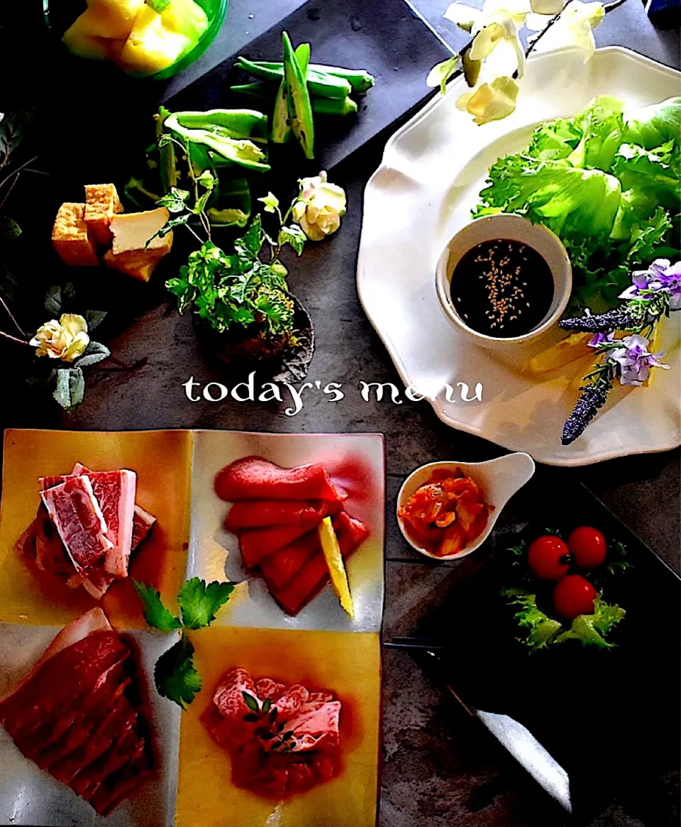 息子の中学卒業パーティー　焼肉|山田 ナミ　Instagram ＊nmymd369さん